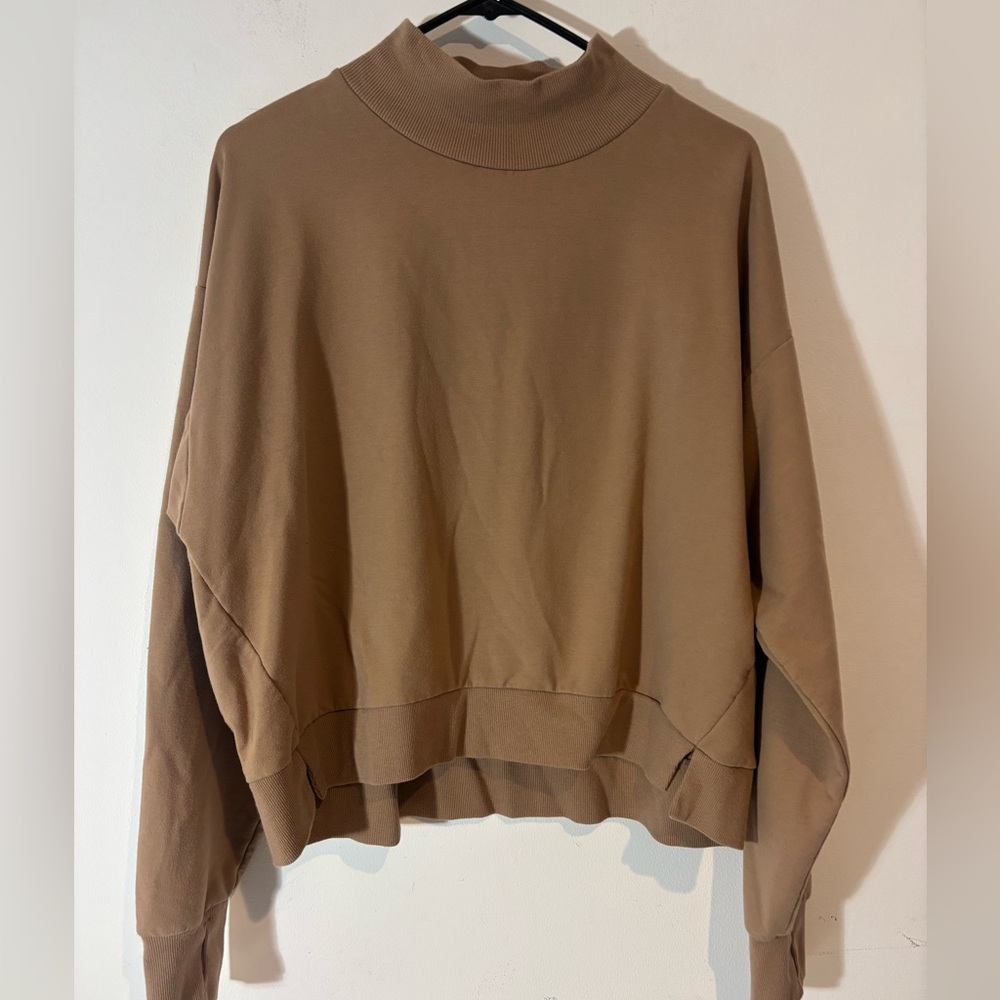 All in Motion Women’s XXL French Terry Turtleneck Sweatshirt Athletic Casual